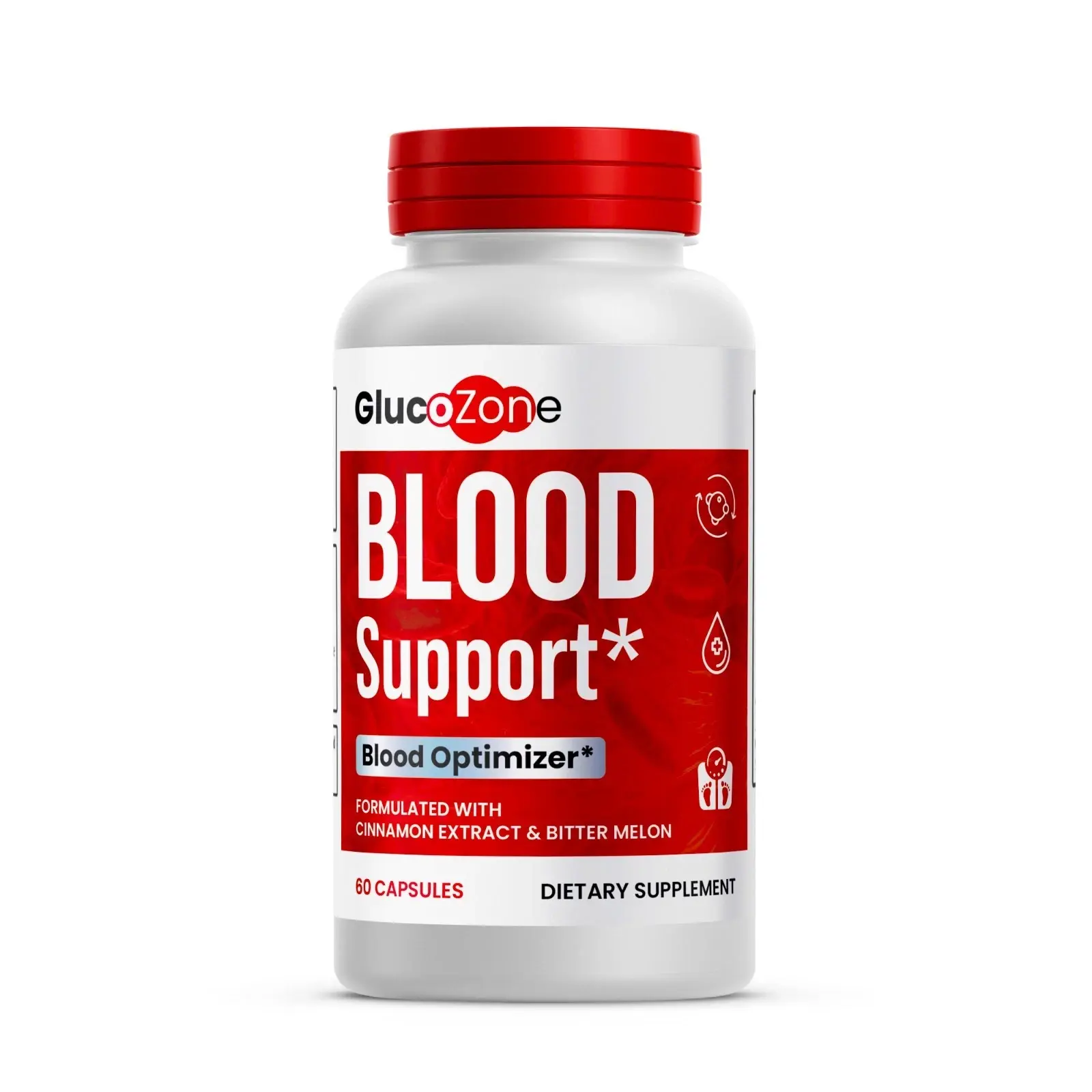 GlucoZone Blood Health Support Dietary Supplement 60 Capsules Genuine Gluco Zone