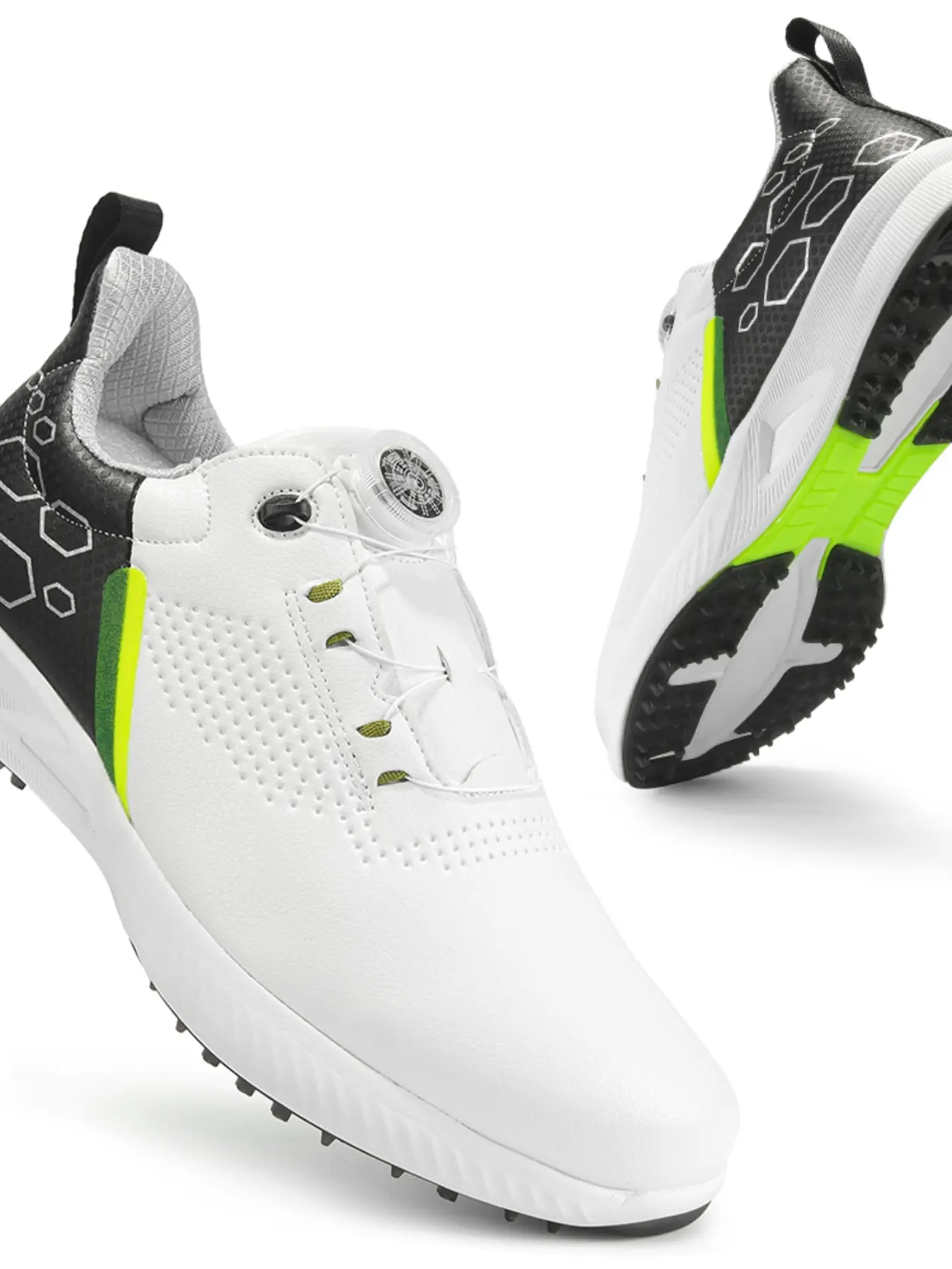 Men's and Women's Fashion Golf Shoes, Durable Anti-Slip Outdoor Sports Training Shoes, Stylish Athletic Footwear for Golf Enthusiasts