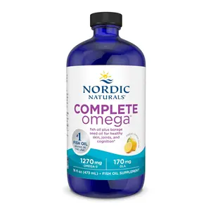 Nordic Naturals Complete Omega - Supports Healthy Skin, Joints, and Cognition Healthcare Vitamin Fitness Lemon