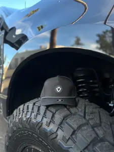 5 Pannel Black Hydro with rope w/ Men's Smiley Patch