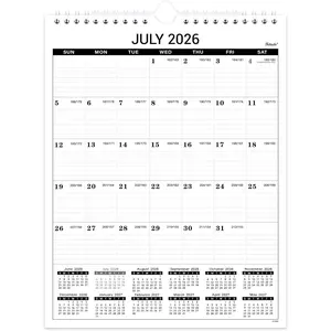 2026-2027 Wall Calendar - 18-Month Wall Calendar from July 2026 to June 2027, 11.4" x 14.6", Vertical Monthly Calendar 2026-2027, Twin-Wire Binding, Perfect for Planning Your Home and Office