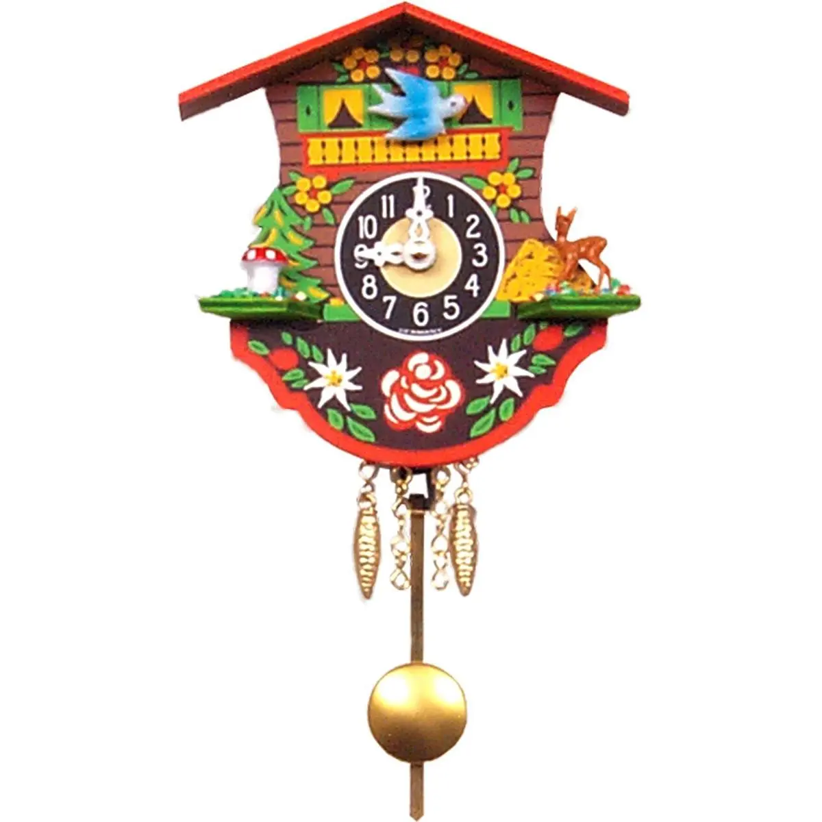 Alexander Taron Engstler Battery-Operated Miniature Wall-Mounted Wall Clock, Home Decor Clock for Home Supplies Use, Miniature Wall-Mounted Wall Clocks
