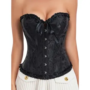 Ladies' Lace-Up Corset Shaping Top, Court-Style Shapewear