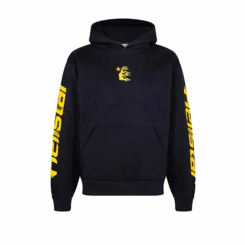 2025 Hellstar Speed Hoodie, Navy Color Casual Pullover for Daily Wear