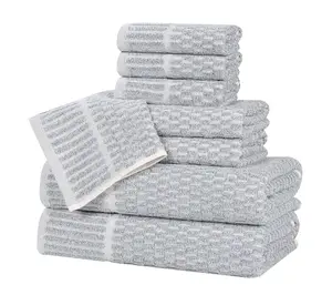 Superior Juno 8 Piece Cotton Blend Towel Set