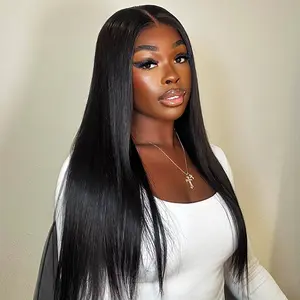 CurlyMe Wear Go 250% Density Pre-bleached 7x5 Pre-cut HD Lace Front Wig Pre-plucked - Natura Black