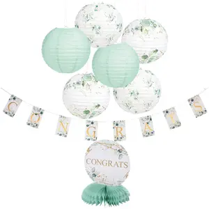 Eucalyptus Congrats Decorating Kit - 10 Pc.