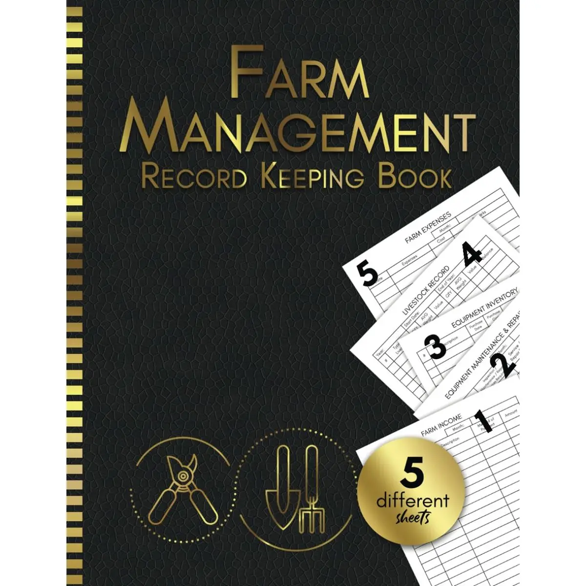 Farm Management Record Keeping Book: A Complete Planners And Organizer ...