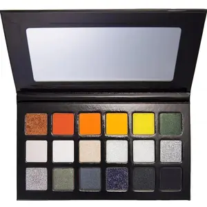 LashyDoodle Fall Warm Gothic 18 Colors Eyeshadow Palette - Matte, Glitter, and Shimmer Eye Makeup Kit Cosmetic with Mirror