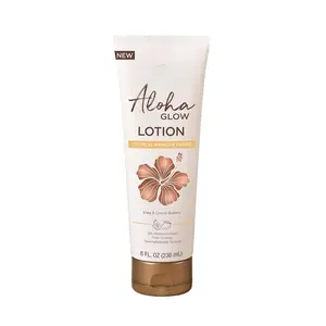 The  Hydrating Elixir for Post-Sun Exposure: Hawaiian Tropic Aloha Glow 8 fl oz Body Moisturizer, Specially Formulated as a Tan Extender and After Sun Care Body Cream for Women, Infused with Nourishing Shea Butter & Cocoa Butter