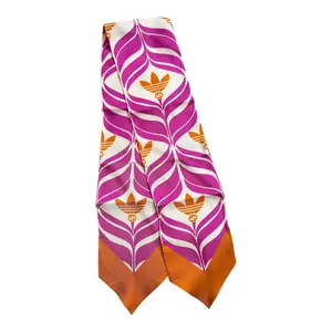 Pre-owned Gucci x Adidas Silk Neck Bow Scarf