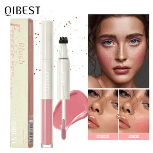 Waterproof Cream Blush with Freckle Pen, On-the-Go Beauty Must-Have, Blush gives you an instant healthy glow