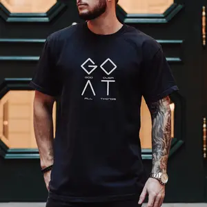 GOAT God Over All Things T-Shirt, Men's Tee 2025, Unisex Shirt, Religious Holiday Top, Scripture Tee, Resurrection Sunday Shirt, Full Size, Full Color Classic Comfy