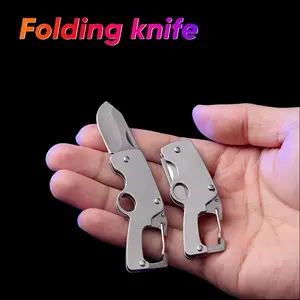 Multifunctional Keychain Folding Knife, Compact Portable Pocket Knife, Edc Tool, Creative Practical Keychain Accessory Gift