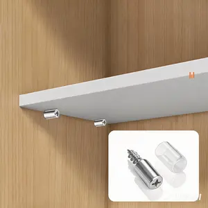 50pcs Self-Tapping Screws with Rubber Sleeve for Partition Applications Durable Hard Partition Nails Quick Installation Stable Support for Wardrobes Cabinets and Bookcases Wall Hanging Fastener