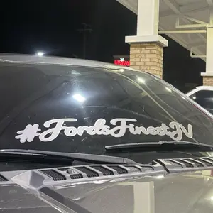 Ford’s Finest JV Windshield Banner (put color in notes or personal messages)