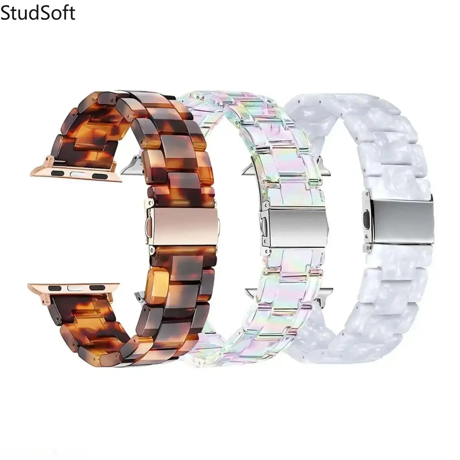 Magnetic Adjustable Lightweight Silicone Watch Band Slim Sport Strap Compatible with Apple Watch Series 11 10 9 Ultra 3 2 SE 45mm 44mm 41mm 40mm Women