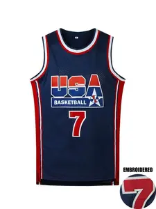 Men's basketball uniform, breathable round neck sportswear, sleeveless boys' training uniform, team T-shirt, fashionable top