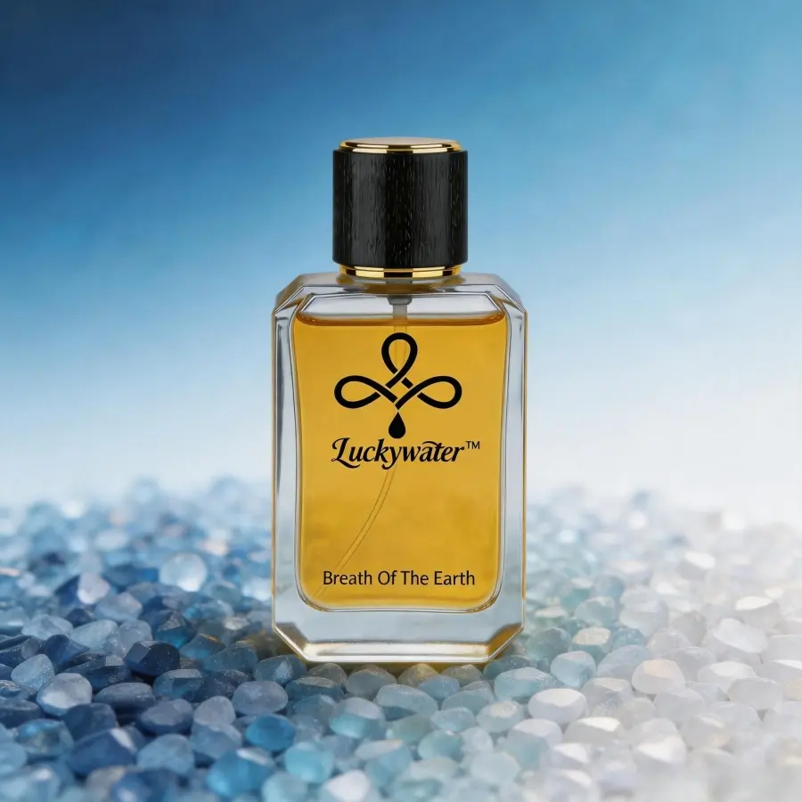 Luckywater Men's Cologne, 1.7 Fl Oz Woody Amber Eau de Parfum - Warm Spicy Scent with Patchouli & Benzoin, Citrus-Infused Liquid Men's Fragrance, Single Item for Daily Wear, Christmas Gift Option