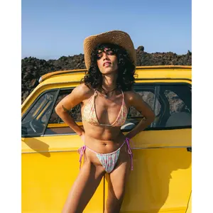 Folk Story Reversible Remi Triangle Bikini Top - Multi