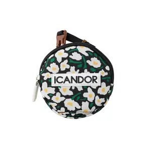 ICANDOR Pet Carrier Backpack with Leash - Stylish Dog Travel Bag for Small Pets