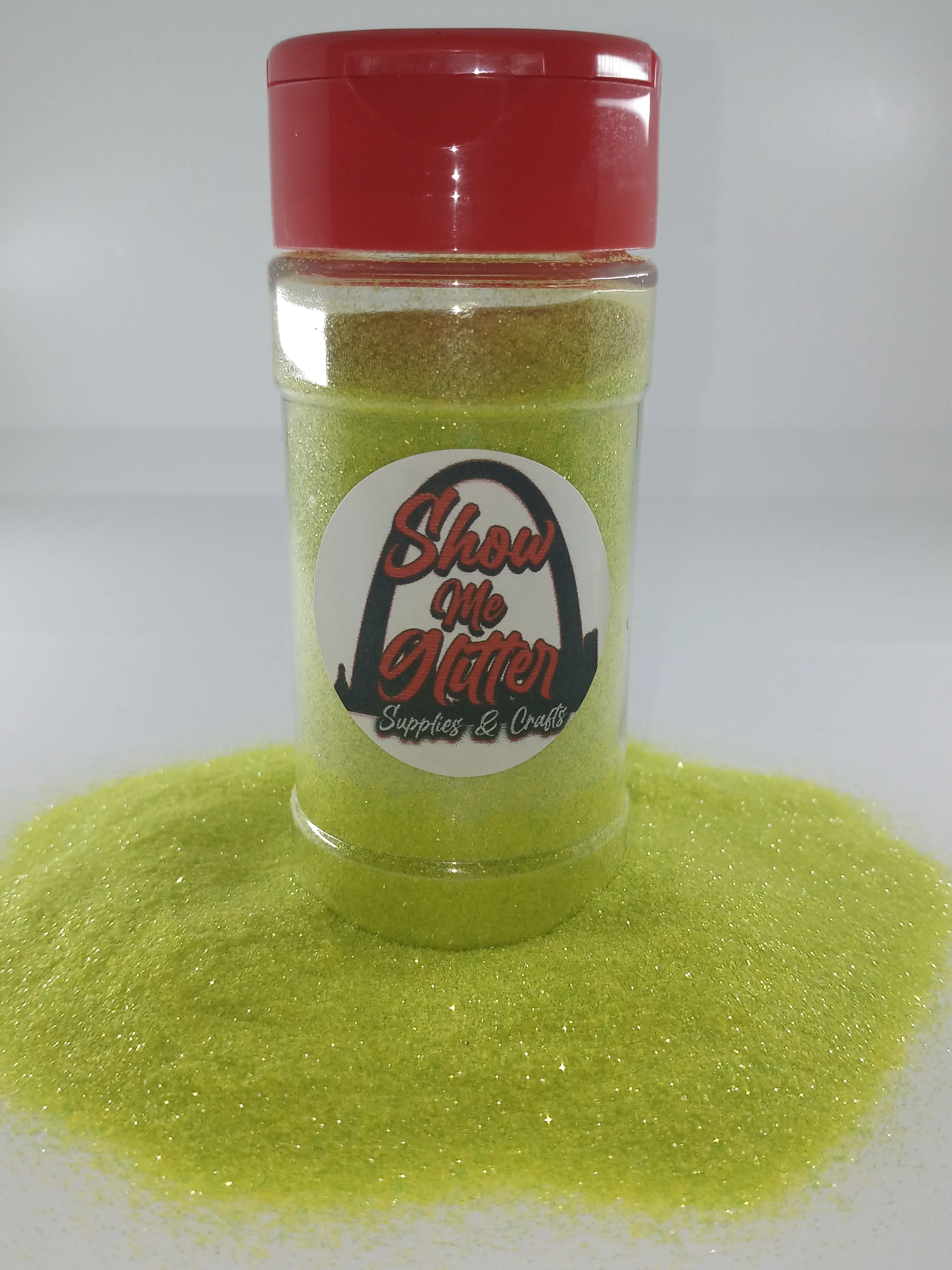Fine Neon Green Glitter 1 oz -0066 - Resealable Bag for Crafting Projects High-Quality Vibrant Glitter for Tumblers Resin Art Card Making Sparkle DIY Décor