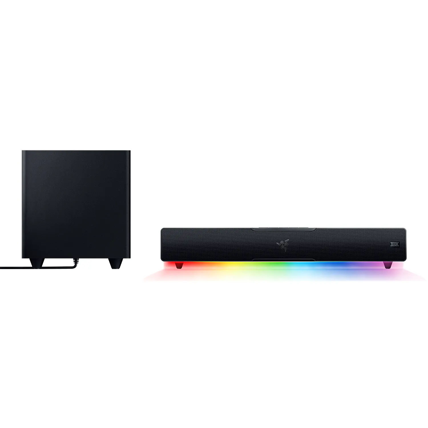 Razer Leviathan V2 Bluetooth Compact PC Gaming Soundbar - with Subwoofer, Chroma RGB, Immersive Audio for PC Gaming Setup, Compatible with Mobile & Other Devices
