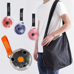 Portable Shopping Bag, 1 Count Foldable Mini Retractable Large Capacity Grocery Bag Carrier, Multifunctional Storage Bag for Travel, Home Organizer, Reusable Shopping Bags