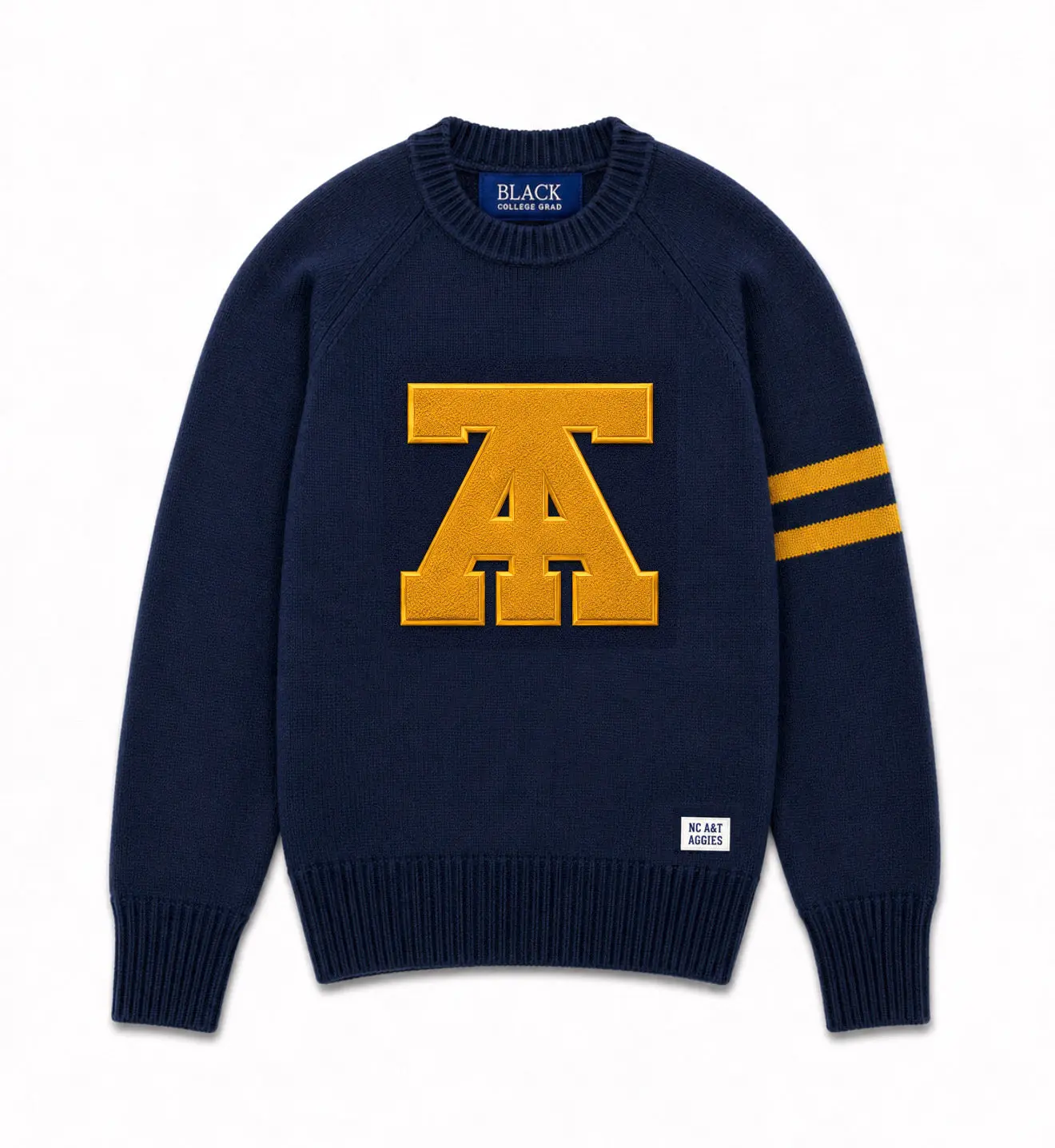 NC A&T Vintage Interlock Luxury Sweater Pre-order