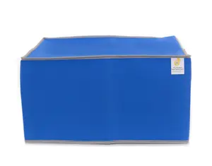 Perfect Dust Cover, Royal Blue Nylon Dust Cover Compatible with EufyMake UV Printer E1, Anti-Static, Double Stitched and Waterproof Printer Dust Cover Dimensions 23.3''W x 9.9''D x 16.1''H by Perfect Dust Cover LLC