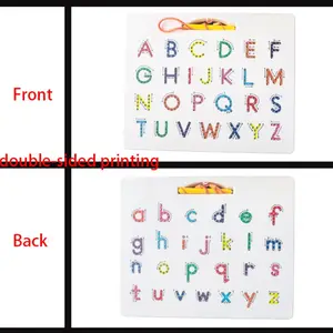 Two-In-One Letter Tracing Board, 26 Alphabet Capital & Small Letters Practice Board, Home Leisure Early Education Toy, Ideal Gift