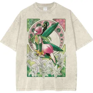 Lillymon Vintage Shirt, Digimon Adventure Anime Shirt, Gift for Men, Gift for Women, Perfect for Fans, Casual Streetwear, Ideal Gift for Lovers