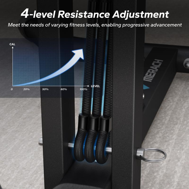 Merach Deep Squat Machine, Adjustable Glutes workout for Home Gym Workout Training, Sit Up Machine for Abs and Muscle Building,  Abdominal bench, Push Up Fitness Equipment, TikTokShopBlackFriday