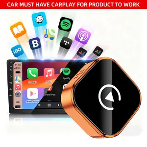 【YURNLV】2026 New Mini  Original CarPlay Wireless Adapter, Instant Auto-Connect, StableTransmission， Hands-Free Calling, Plug-and-Play for iPhone/Android