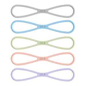 8-character tension, open shoulder beauty back elastic belt, home fitness women's high elastic eight-character tension rope tension belt