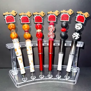 Custom Beaded Pens for Real Estate Agents - Elegant Design for Celebrating Success in Style