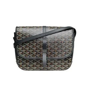 Pre-owned Goyard leather Tote Bags 【DIZ】Black PVC Belvedere Pochette Metis Medium P216346772