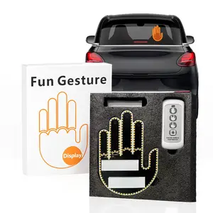 Display Fun Gesture Car Hand System with Control Super Clear Fun Communication for Easy Car Use No Warranty Remote Control Included