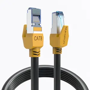 Cat 8 Ethernet Cable 25 ft 40Gbps High Speed Gaming Network Cable 2000MHz Heavy Duty Shielded RJ45 for PS5 Xbox Router Modem PC Indoor Outdoor Weatherproof