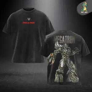 Collection The Megatron Deluxe Version Premium Vintage Tee, crafted from 230gsm heavyweight washed cotton for a soft vintage look, oversized streetwear fit, durable fabric, new release premium drop 6CM