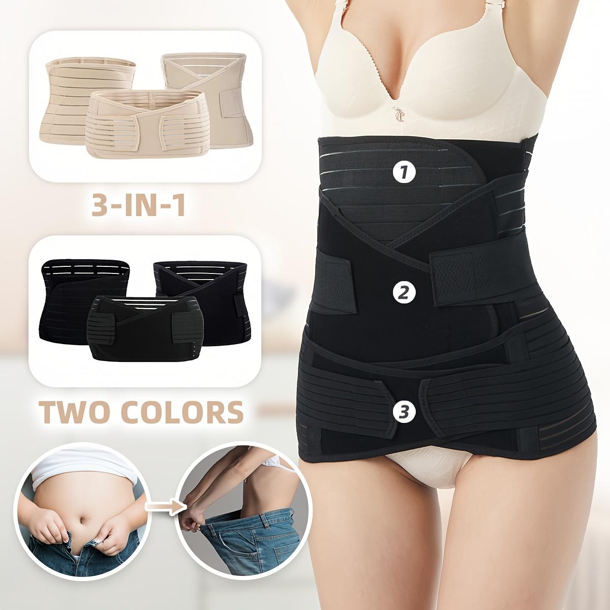 Belt Postpartum Belt Postpartum Belly Belt Cesarean Section Belt Abdominal Girdle Women's Hard Control Waist Trainer Tummy Wrap Shapewear Belt Postpartum Gear Breathable Waist Trainer