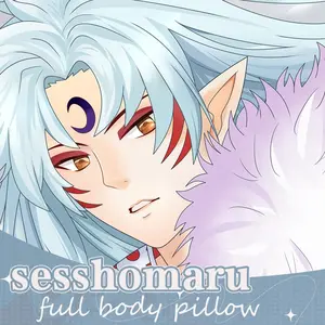 Anime Dakimakura Japanese Otaku Waifu Life Size Doublesided Print Hugging Body Pillov Cover sesshorharu Inuyasha