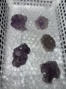 Natural Crystal: Amethyst with Biotite from India