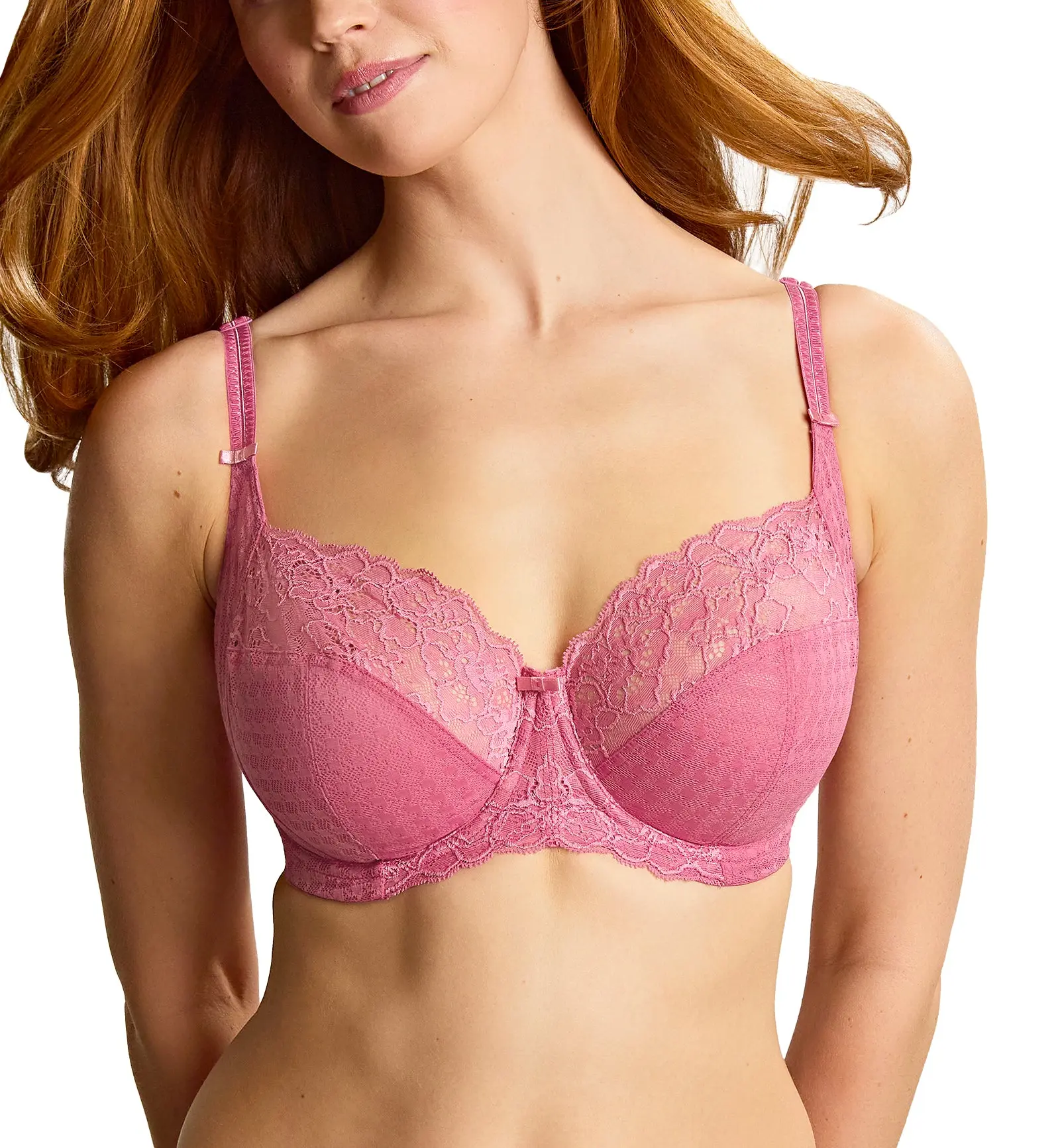 Panache Envy Balcony Underwire Bra (7285) - Fuchsia Pink