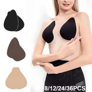 Nipple Covers Silicone Breast Shield Petal Design, Self-Adhesive Women Bust Lifting Chest Sticker, Invisible Sticky Bra Pasteys