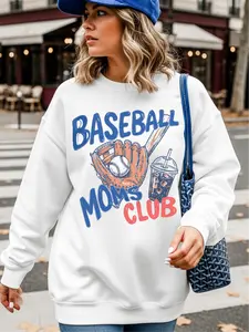 Baseball Moms Club ~ Unisex Crewneck Sweatshirts Printed in the USA
