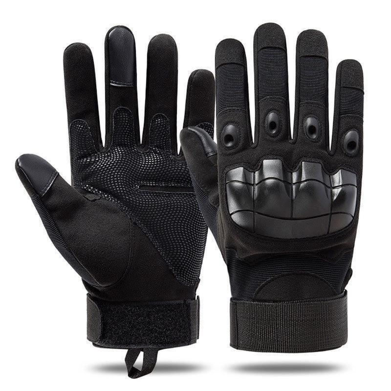 Tactical Full Finger Gloves - Soft Knuckle Protection, Touchscreen Non-Slip Breathable, For Outdoor Sports Motorcycle Riding Training Hunting, Men Women Work Gloves Father Gifts # dealsforyoudays