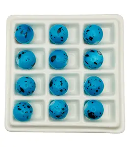 Create Your Own Robin Egg Bead Mix - Vibrant Speckled Beads for Custom Crafting - 16mm High-Quality Acrylic Glossy Beads in Seven Vibrant Shades