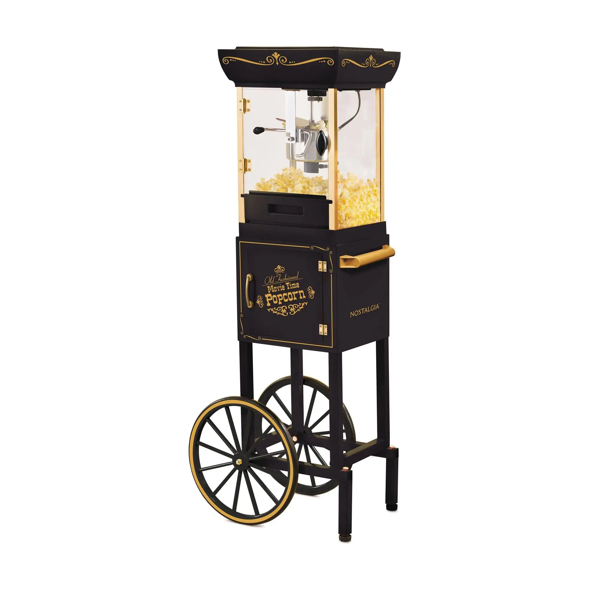 Nostalgia 2.5-O unce, 10-Cup Po pcorn Cart, 48- Inch Nostalgia 2.5-O unce, 10-Cup Po pcorn Cart, 48- Inch