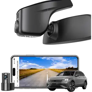 4K Front & 2K Rear 2 Channel HDR Dash Cam, Dual STARVIS 2 IMX678 IMX675, Custom Fit for Volkswagen Tiguan 2018-2024 Gen2 AD/BW (Model A Black), 5GHz WiFi, GPS, 128GB Card camera car OEM Mirror, Car Accessories, Auto Parts Accessories